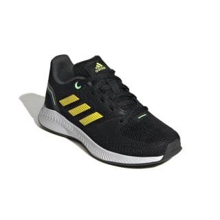 adidas Sneaker Runfalcon 2.0 schwarz/gelb Freizeit-Laufschuhe Kinder